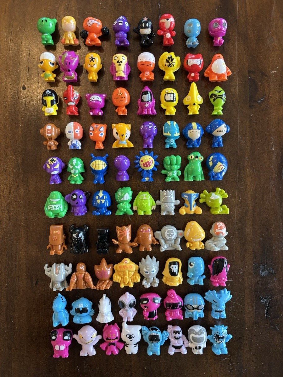 100% COMPLETE SET Series 1 Gogos Crazy Bones w/ Mosh Hiraku Ichiro