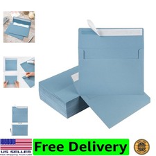 50 Pack 5 x 7 Envelopes A7 Self Seal, 5.24 x 7.21 Inches, Dusty-Blue