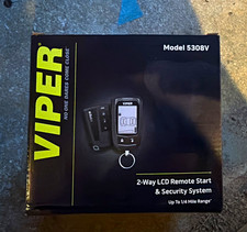 Viper 5308v 2-way Lcd Remote Start Security Keyless Entry System Kit 14 Mile