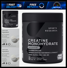 Creatine Monohydrate Powder 90 Servings - Pure Muscle Growth & Performance Boost