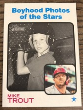 2022 Topps Heritage - Mike Trout #341