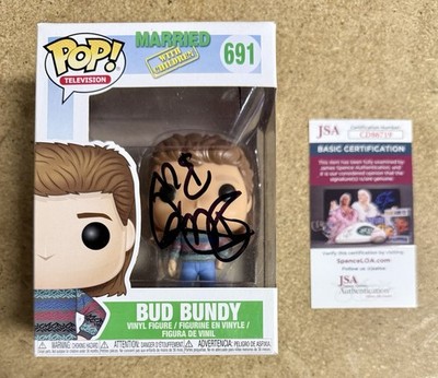 David Faustino Signed Married With Children Bud Bundy Funko Pop 691 With JSA COA