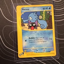 Horsea 84/147 Non Holo Aquapolis E-Reader Pokémon Card LP  on eBay