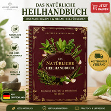 Natural Healing Handbook Spiralbindung Kräut...