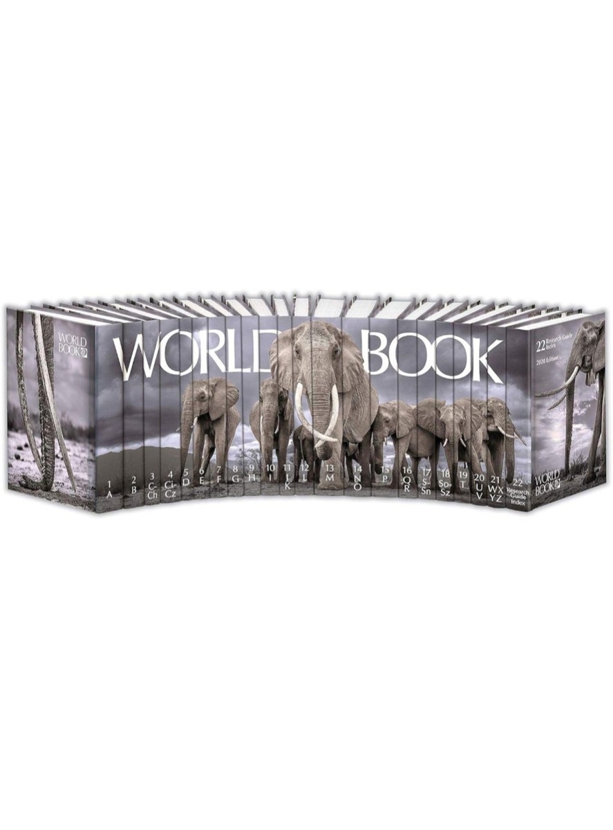 2020 World Book Encyclopedia 22 Volume Complete Set Hardcover