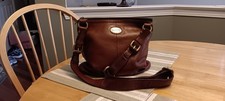 Fossil Explorer Crossbody Vintage Purse, Brown Pebbled Leather, Adjustable Strap