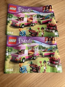 Lego Friends Adventure Camper 3184 Instruction Manuals Books 1 &2