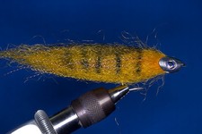 Fliegentom 1667 - Fishskull Raubfischstreamer orange Monster (Hechtstreamer)