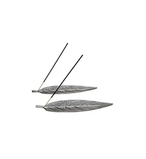 Better Homes & Gardens Incense Leaves Burner Ash Catcher, Metal Set Of 2 