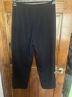 VTG Veranesi Solid Black Straight Pants Adult Women’s 14 WP Petite — photo 3