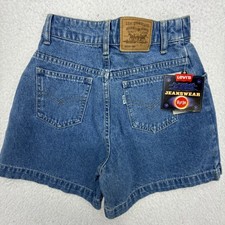 Vintage Levis Girls Denim Skort Skirt Size 8 Blue Jean 90s NWT NOS