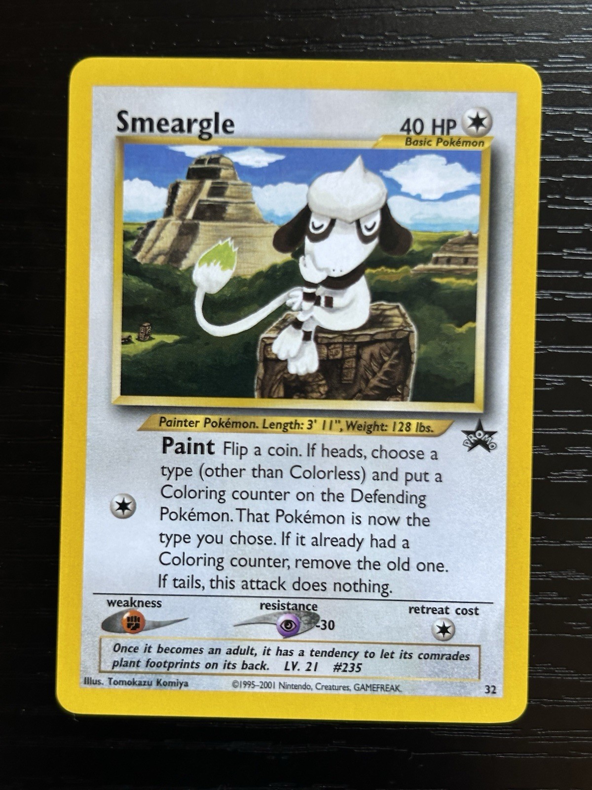 Pokemon Card - Smeargle #32 - Black Star Promo - Near Mint