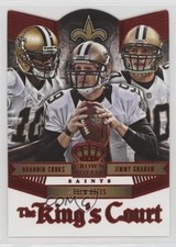 2014 Crown Royale The King's Court Red Brandin Cooks Drew Brees Jimmy Graham 9o3