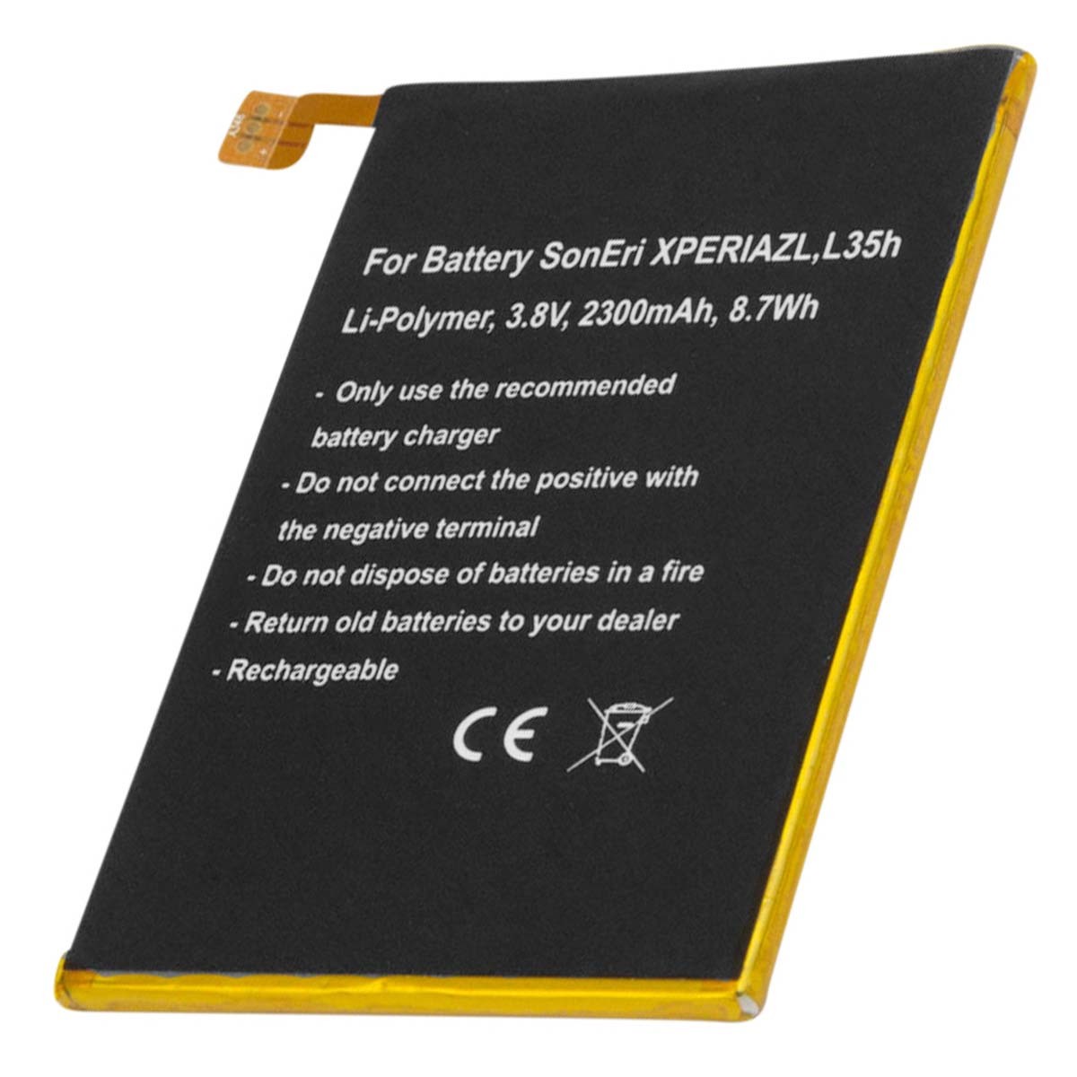 Batterie Xperia X Sony Ericsson 2300mAh Li-Polymer 3.8V de remplacement pour smartphone