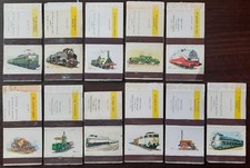 MATCHBOX COVERS FROM SPAIN LOCOMOTIVES
