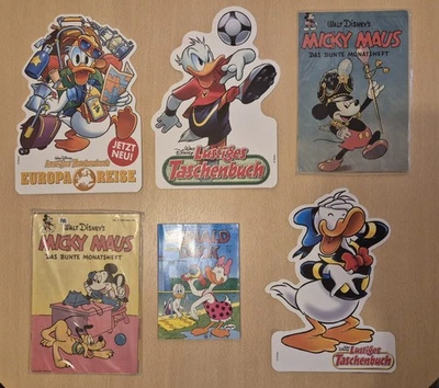 Micky Maus · Disney · Konvolut · 3 LTB Werbeaufsteller · Ehapa · Comics · 1951 · - Bild 1 von 4