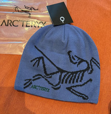 Arc'teryx Beanie Bird Head Toque Wool Knit Navy Blue Hat For Winter-NWT