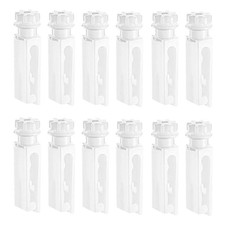 12 Sets Curtain Pulley Accessories Sliding Blinds Repair Kit for Vertical