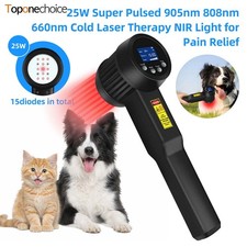 Super Pulsed Laser Therapy Device 650/808/905nm for Pain Relief Tissue Repair