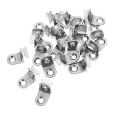 36pcs Wall Mounted Glass Shelf Brackets Right Angle Support Clips With Screws