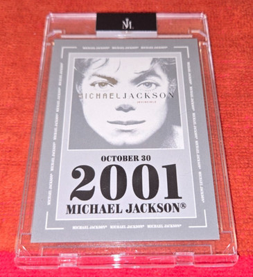 2026 KEEPSAKE MICHAEL JACKSON ALBUM COLLECTION CARD #7 INVINCIBLE ALBUM  /2001