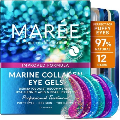 Eye Gels - Cooling Pads Under Eye Patches for Puffy Eyes and Dark Circles wit...