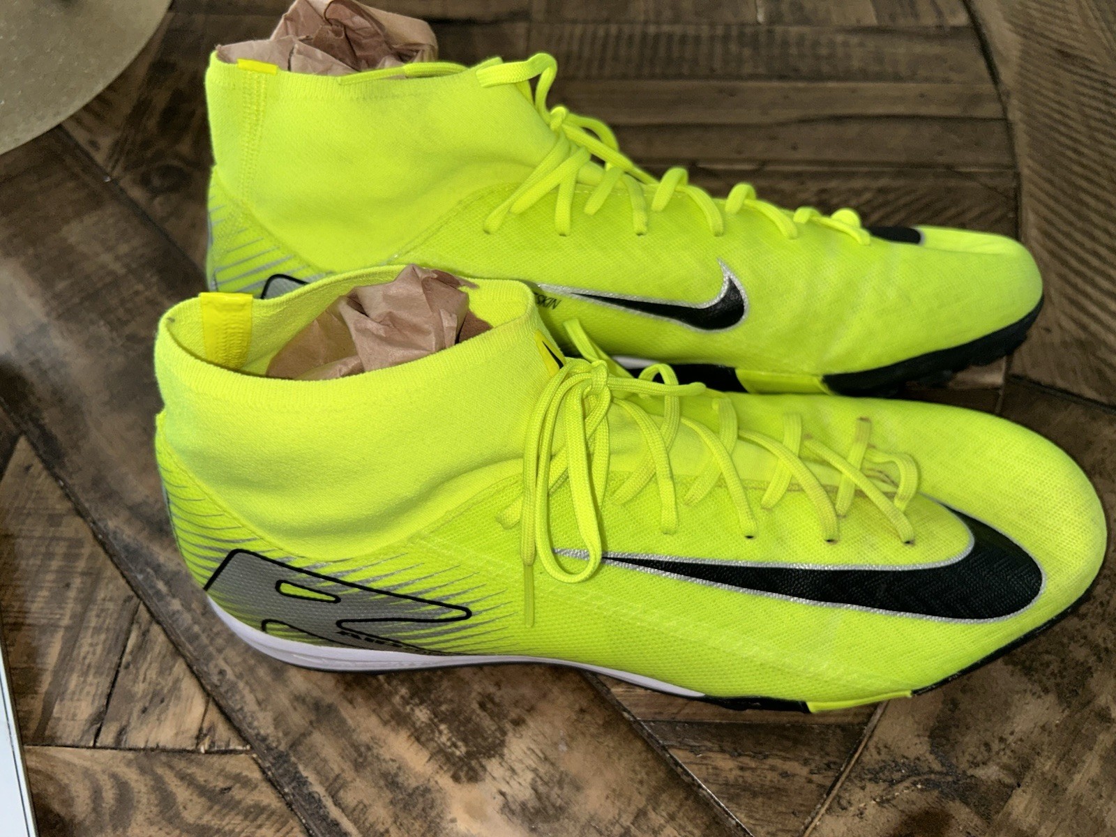 Nike Mercurial Superfly 10 Academy TF 'Volt Black' FQ8331-700 Soccer size 11 thumbnail 2