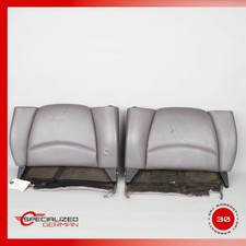 1995-1998 Porsche 911 993 Coupe Rear Upper Seat Cushion Leather Gray Oem