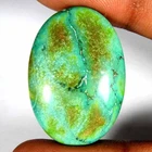 48.50Cts100%Natural Sky Blue Tibet Turquoise Oval Cabochon(31x22x8)Gemstone