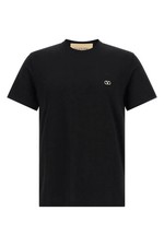 VALENTINO GARAVANI Black Embroidery T-shirt New  Authentic