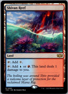 Shivan Reef R Commander: Tarkir: Dragonstorm 393 LP