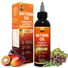 Batana Oil for Hair Growth with Rosemary, Castor, and Pumpkin Seed Oils, 100% Pu