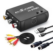S Video to HDMI Converter, AV/RCA to HDMI Converter