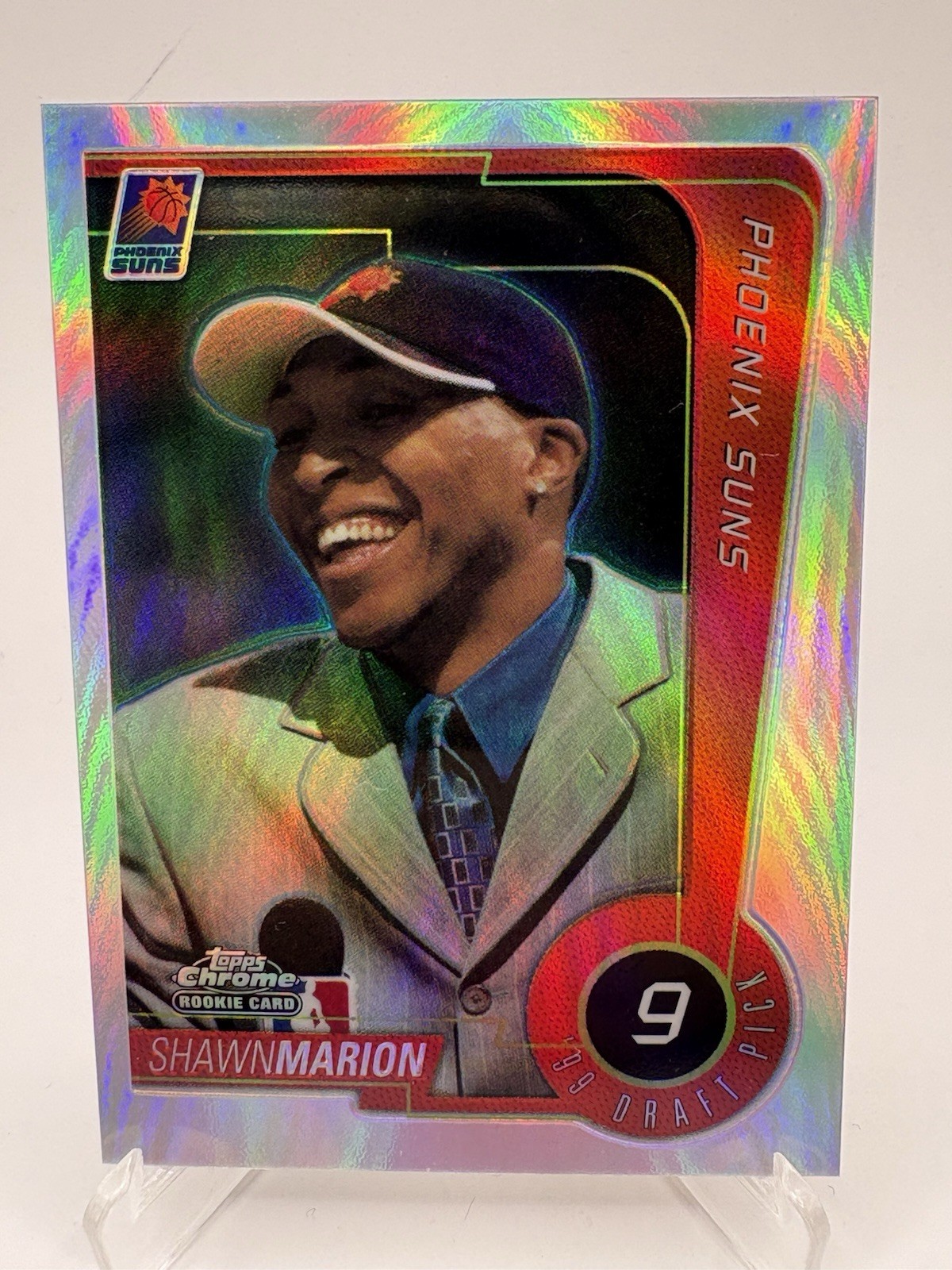 1999 Topps Chrome Shawn Marion Refractor Rookie RC #120 Rare SP SUNS