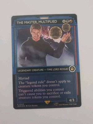 MTG The Master, Multiplied (Showcase) - Universes Beyond: Doctor Who (WHO) FOIL