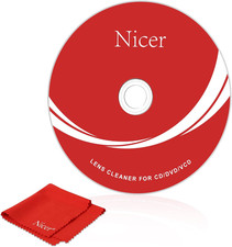 CD/VCD/DVD Player Cleaner Kit, Laser Lens Cleaning Disc,Ns-1 with Double Brush