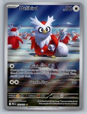 Delibird Holo Illustration Rare ME01: Mega Evolution Pokemon 152/132 NM MC3