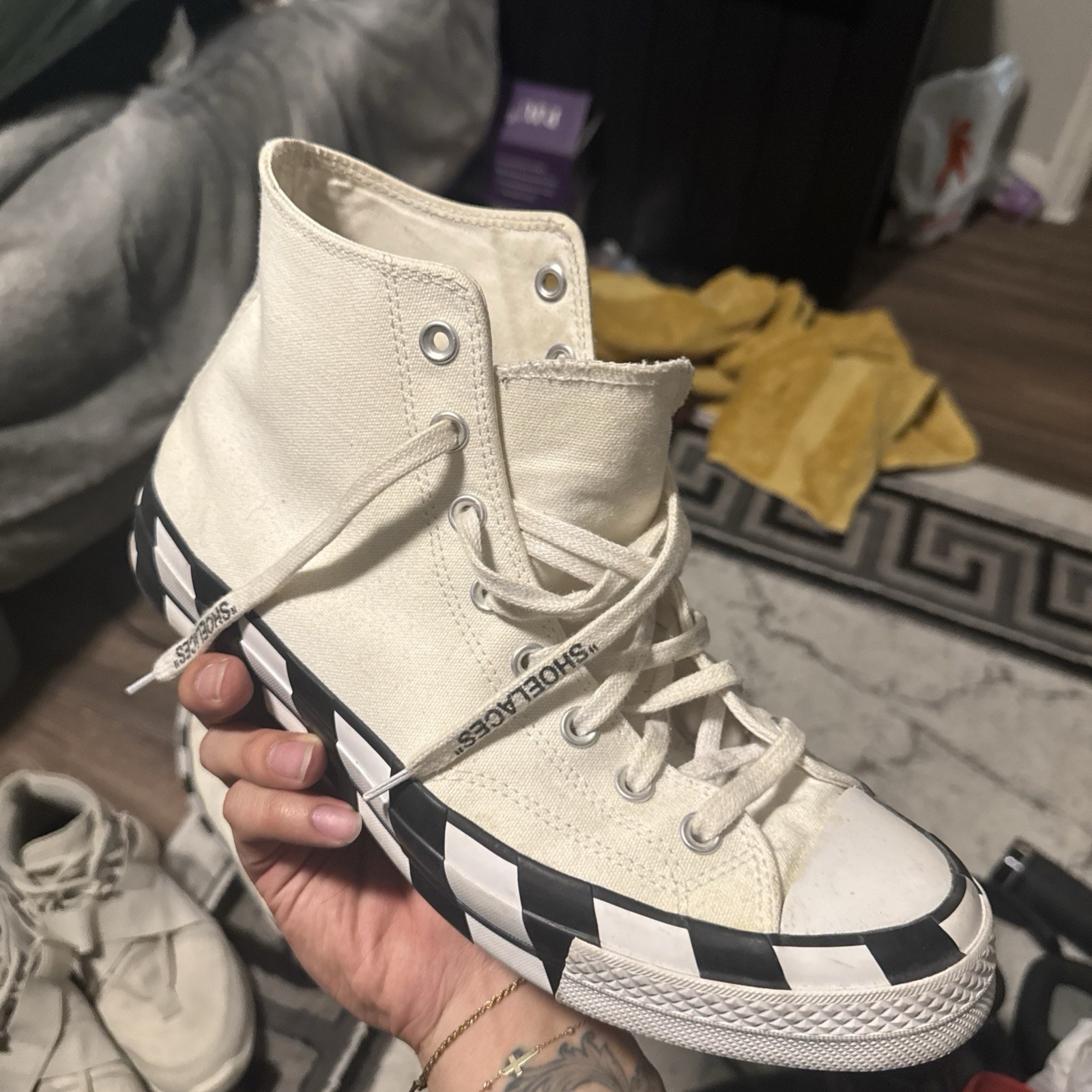 SAOLA Sneakers Converse Chuck 70 Off White taglia 11