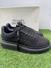 Alexander McQueen Oversized Crystal Sneakers Size 45 - Authentic - With Box