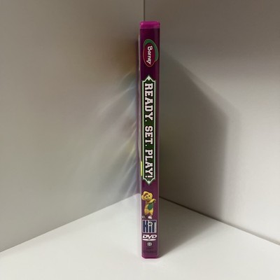 Barney Ready Set Play DVD Very Good Condition DVD Hit