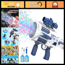 Bubble Gun Toy for Summer Outdoor Fun, Bubble Blower Machine for Weddings