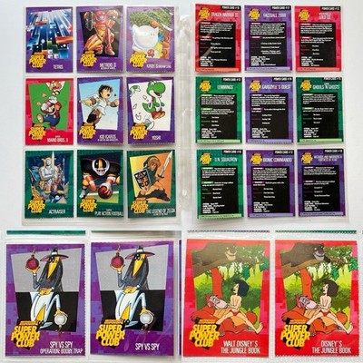 Nintendo Super Power Club Trading Cards - 175 Complete Set w/Five Variants! NIN