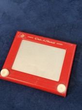 Vintage Etch A Sketch Classic Toy #505 MAGIC SCREEN (TESTED WORKS)