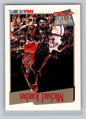1991-92 NBA Hoops - Supreme Court Michael Jordan #455