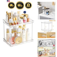 2 Tier Bathroom Counter Organizer,Tiered Bathroom Organizer for Makeup,Perfum...