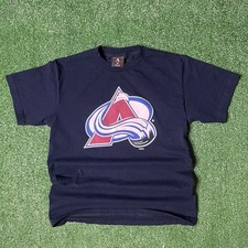 NHL Colorado Avalanche navy blue T-shirt Size M #hockey #nhl