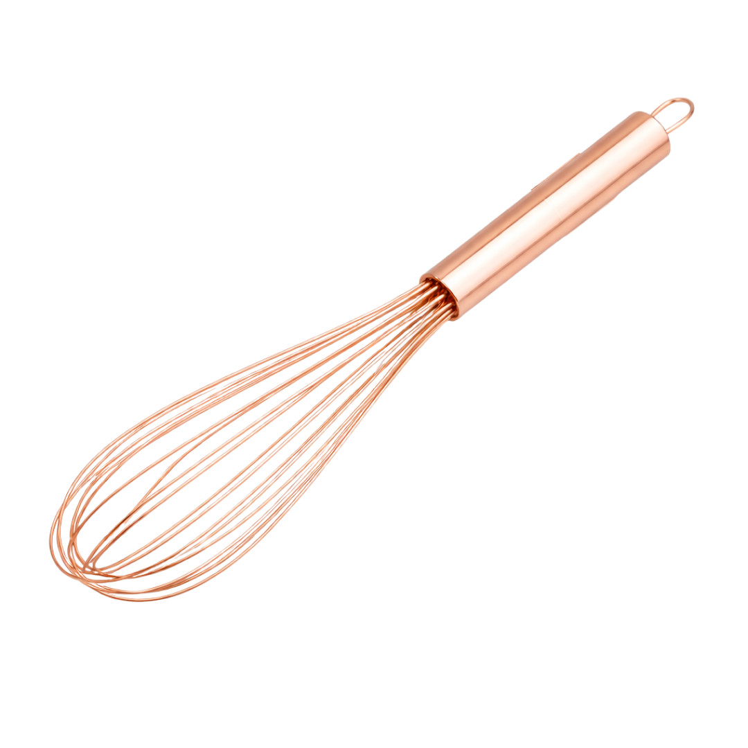 Schneebesen 26cm aus Kupfer Rührbesen Rührstab Küchenutensil backen kochen Küche