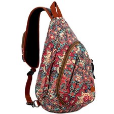 Large Sling backpack Crossbody Shoulder Chest Bag Travel Hiking Daypack for W...