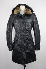 PEUTEREY GIUBBINO IMBOTTITO PIUMINO DONNA TG 42 DOWN WOMAN POLIURETANO PELLICCIA