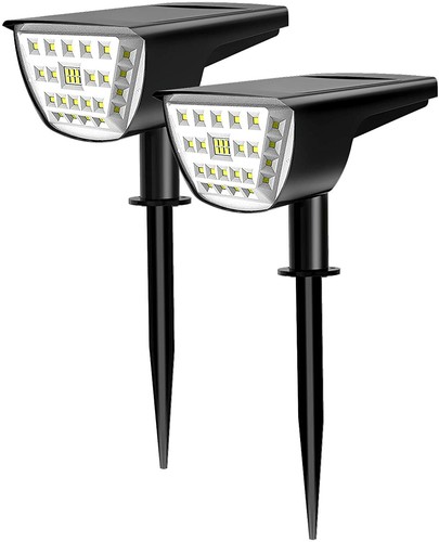 32 LED Solar Lights Landscape Spotlight IP67 Outdoor Path Garden Lamp ...